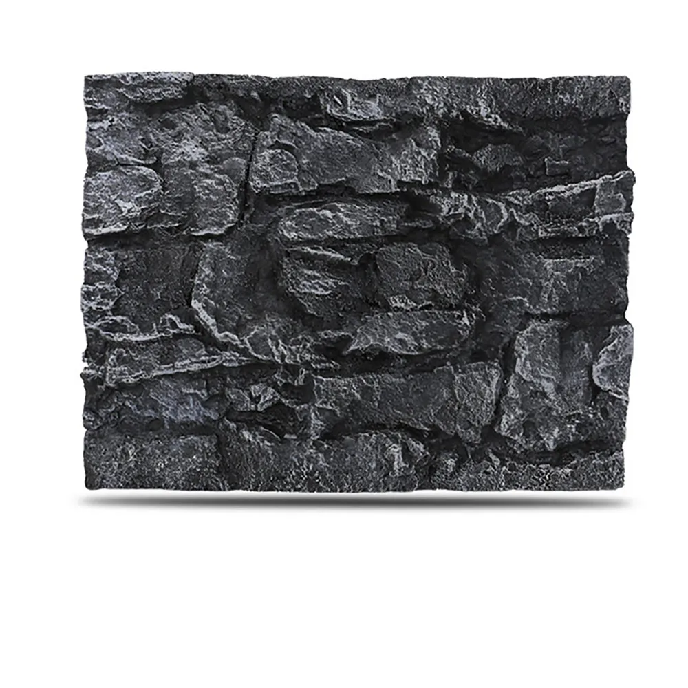 Aquarium Accessories Reptile Box Landscaping Background Foam 3D rock stone Pattern Lizard Gecko Tortoise Tarantula Frog Vivarium Terrarium Decoration