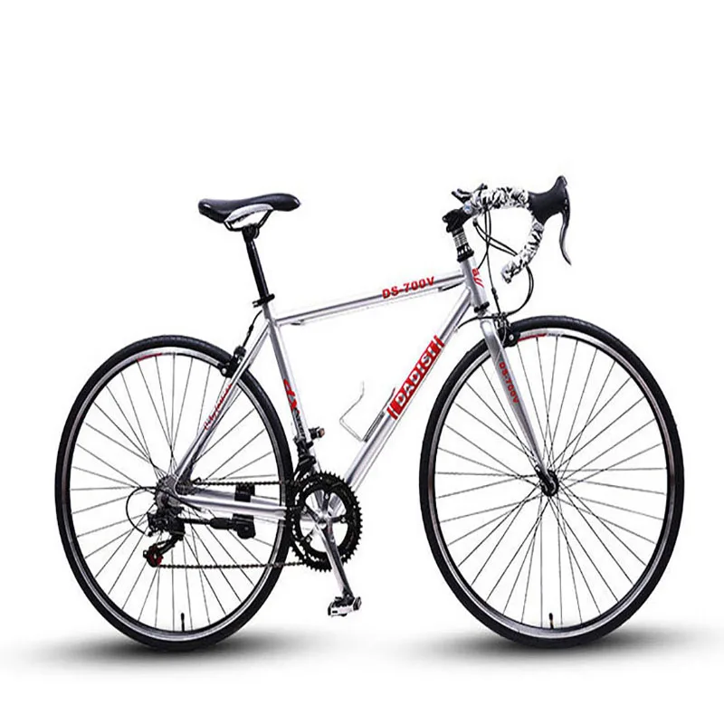 Aluminum Alloy Road Bicycle Bending Handlebar 14 speed racing/ 21/30 speed Adult and Students Double V Brake