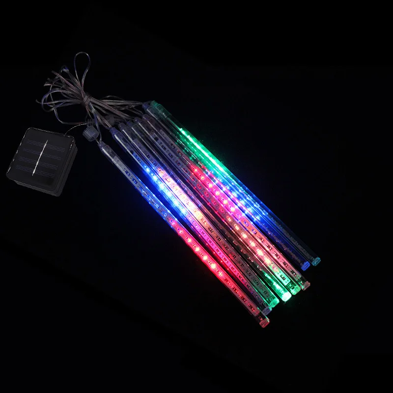 Luzes de Natal ao ar Decoração do Casamento Solar Powered String Livre Luzes Fadas Natal Árvore Casa Led Chuva Lâmpada Luz 5 Cheap Lâmpadas solares