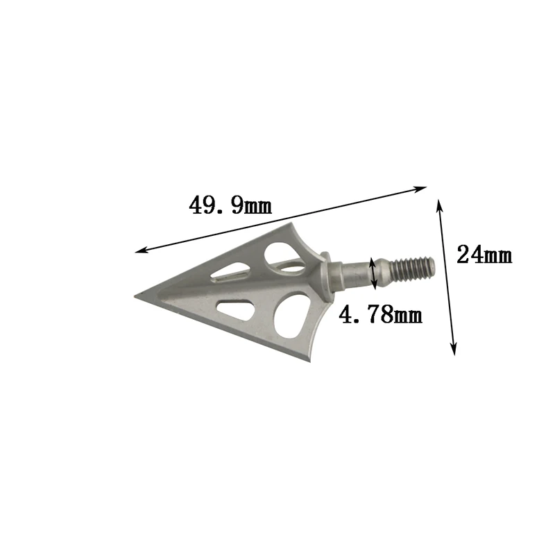 6pcs Archery Arrowheads Broadheads 3 Blade Hunting Arrow Tip Points for Crossbow Carbon Arrows Broadhead Arrow For Hunting C
