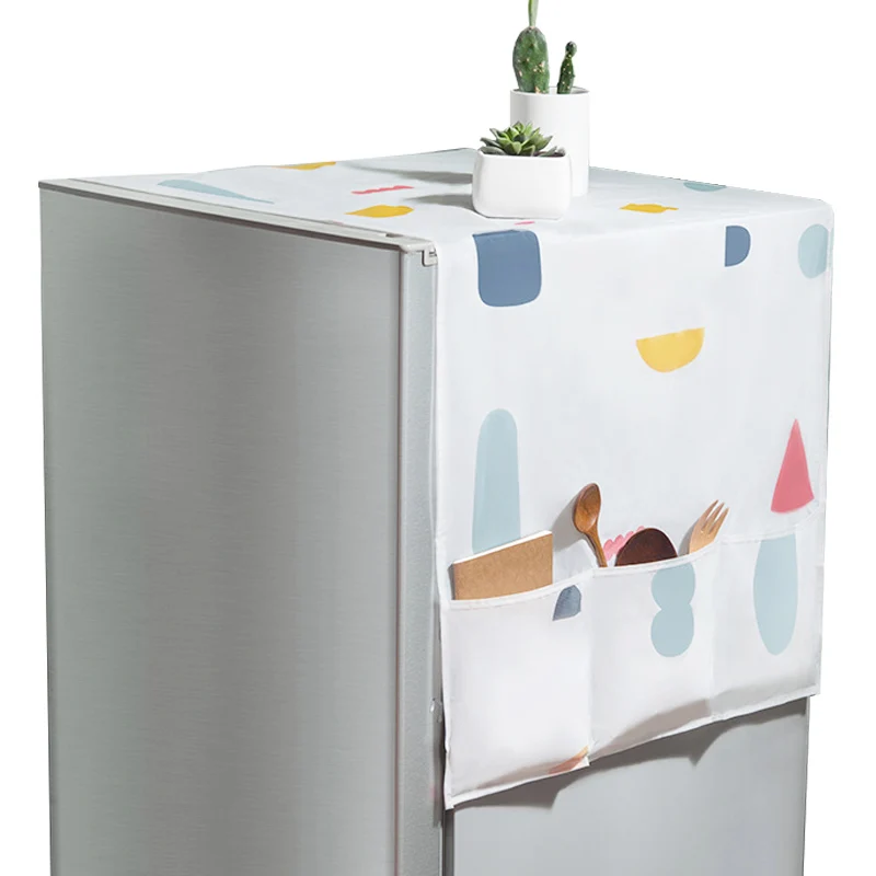 Пылезащитный чехол для холодильника домашний холодильник верхняя сумка 130* см 54 1 шт. холодильник сумка для хранения холодильник Органайзер водостойкий