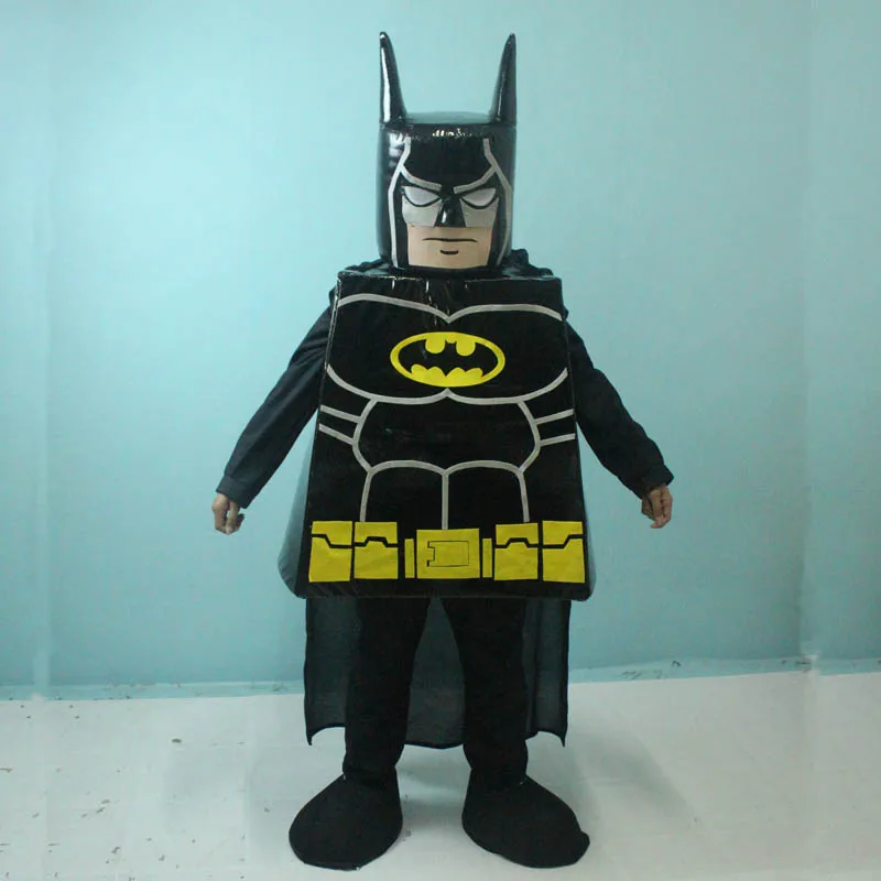 

New Mascot Batman Mascot costume Customize Cartoon Character Cosplay Carnival Costume Fancy Dress Mascot Mascotte Kit Suit