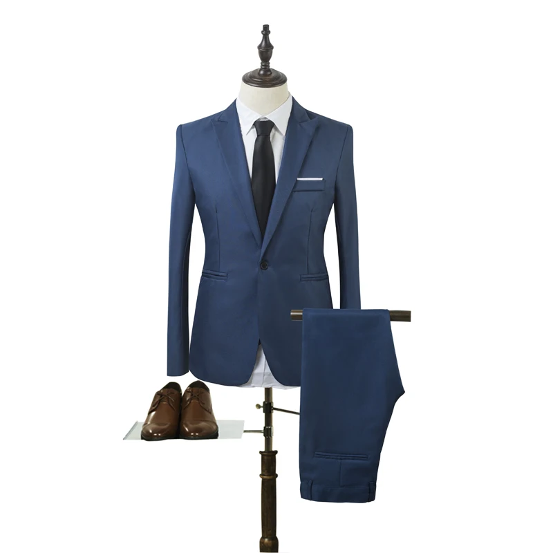 Mens Wedding fashion Brand Suits Tuxedo Set Slim Fit Man Suits Blazer Masculino hot sale Suit For Men Groom wedding dress Mens Wedding fashion Brand Suits Tuxedo Set Slim Fit Man Suits Blazer Masculino hot sale Suit For Men Groom wedding dress