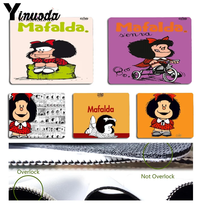 Подарочный коврик Yinuoda для мальчиков удобный мультяшный мыши Mafalda игровой