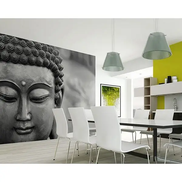 Пользовательские 3D Будда фотообои настенные стикеры обои самоклеющиеся виниловые художественные обои для домашнего декора фрески