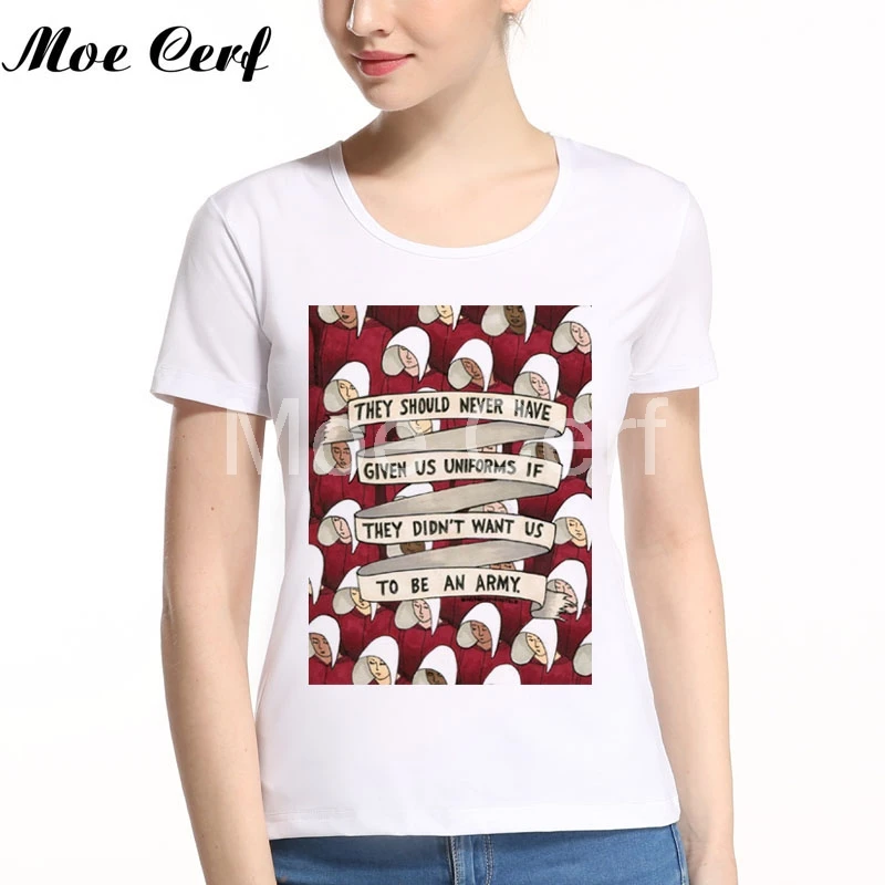 

2019 Top Selling The Handmaid's Tale TV T Shirts Short Sleeves Best drama Anime T Shirts Girl Hipster Printed T-Shirt L5-149