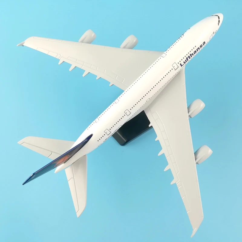 JASON TUTU модель самолета Модель Lufthansa Airbus A380 1:200 литье под давлением металла 20 см