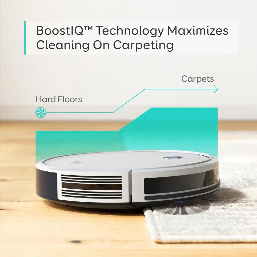 Eufy BoostIQ RoboVac 11S тонкий, 1300Pa сильный всасывающий, супер тихий, самозаряжающийся робот-пылесос, твердый пол и ковер среднего ворса