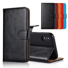 For Blackview R7 Case cover Kickstand flip leather
