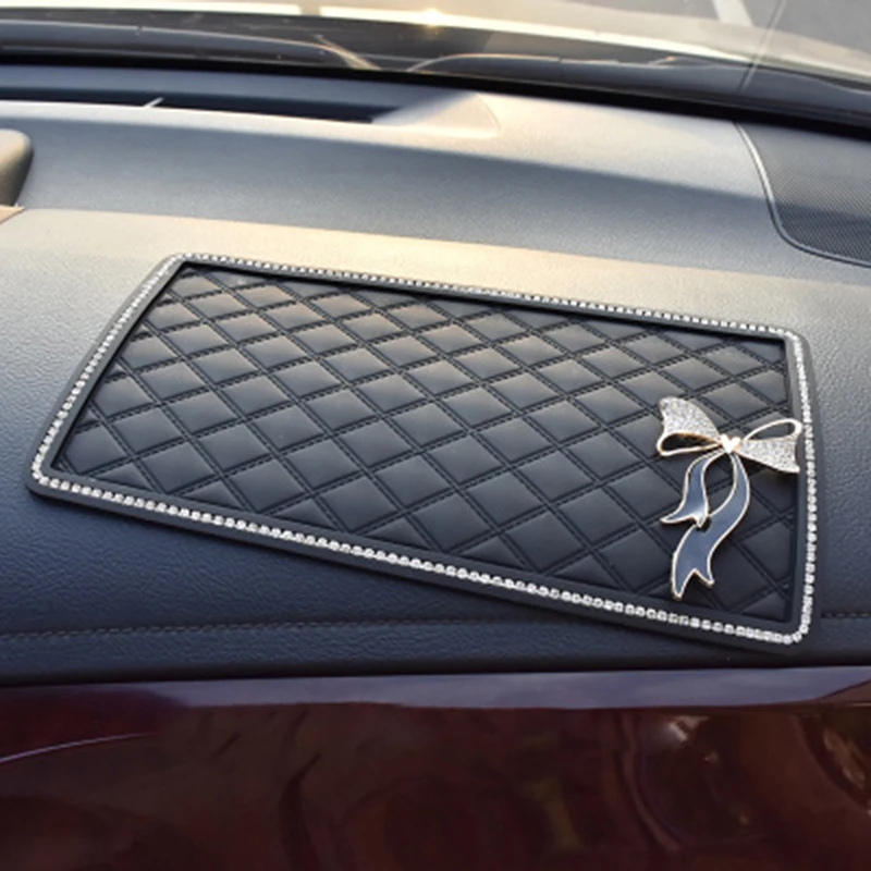 

Car Ornament PVC 25.5*15cm Automobiles Magic Anti-Slip Dashboard Sticky Pad Non-slip Mat Holder For Auto Doll Phone GPS Key Coin