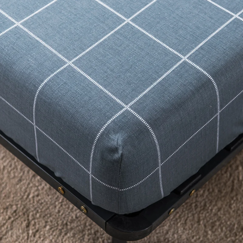 Роскошный 3 шт. хлопок геометрический полосатый серый для кровати простыни матрас покрытие покрывала с эластичной лентой простыня наволочка