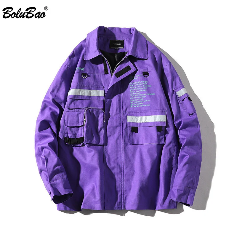 BOLUBAO, модная брендовая мужская куртка, весна-осень, Мужская однотонная верхняя одежда, пальто, мужские хип-хоп куртки, пальто