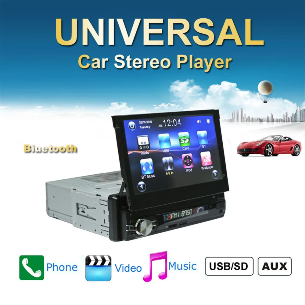 Discount RM-CW0013 1Din Car 7 Inch Retractable Screen MP5 Stereo Audio Player Mobile Phone Charging AM/FM Function Car Multimedia Player 0 Discount RM-CW0013 1Din Car 7 Inch Retractable Screen MP5 Stereo Audio Player Mobile Phone Charging AM/FM Function Car Multimedia Player 0