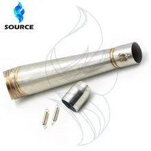 Модифицированный мотоциклетный глушитель нержавеющей стали обожженая трубка выхлопная труба GP для Yamaha Tmax 500 530 XJR 400 1300