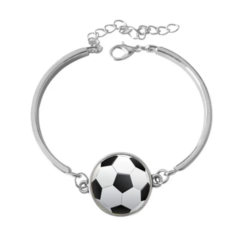 Sport Soccer Bracelet Women Football Chain Bracelet Gift For Soccer