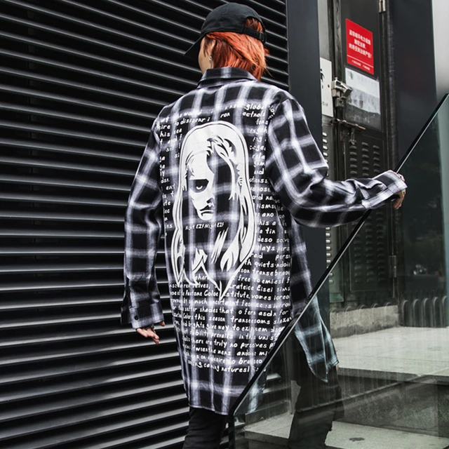 Harajuku Hip Hop Style Full Sleeve Shirt 2