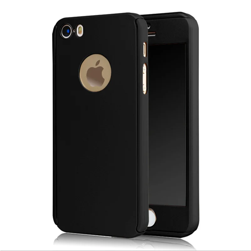 2016 Новый Полный охват 360 Градусов Задняя Крышка Для iPhone 5 5S 5SE Телефон Случаях Coque +