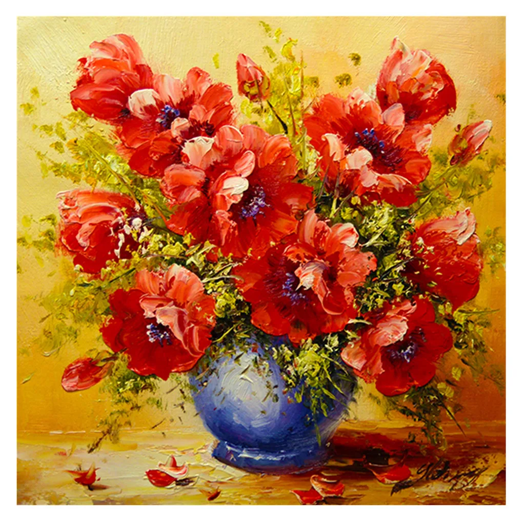 

Landscape Diamond Painting DIY 5D Partial Drill Cross Stitch Kits Crystal Diamond Embroidery Flower Scenery Pattern Home Decor