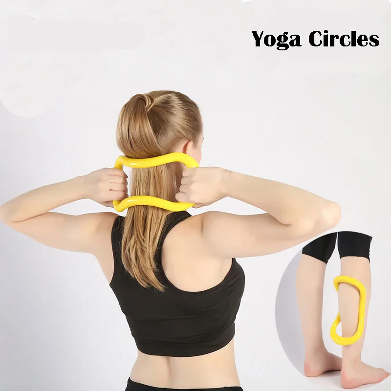 Yoga ring magic circle fitness exercise yoga circle fascia stretching ring yoga aids Pilates ring