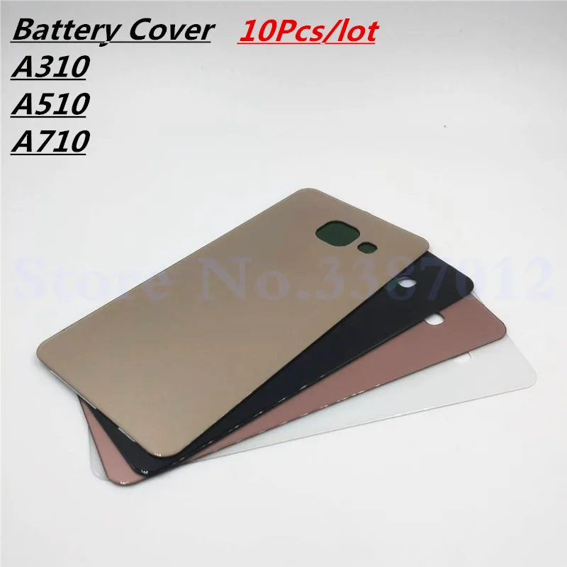 10 шт. новый корпус батарейный отсек задняя крышка для Samsung Galaxy A3 A310 A5 A510 A7 A710 2016 с