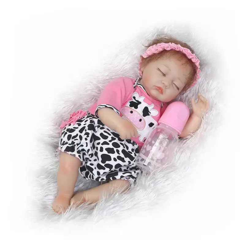

New 16"/40 Cm Adora Lifelike Reborn Baby Dolls For Girls Soft Vinyl Silicone Reborn Doll Baby Reborn Menina Silicone Cotton body