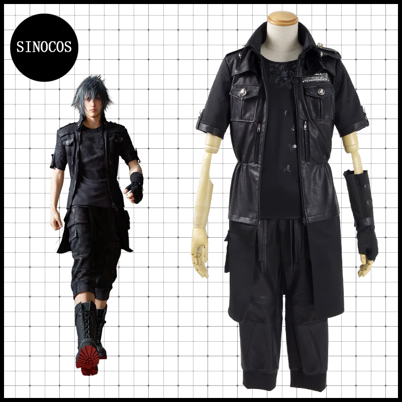 

Game Final Fantasy XV FF15 Noctis Lucis Caelum Cosplay Costume Outfit Women Men Any Size Custom Made