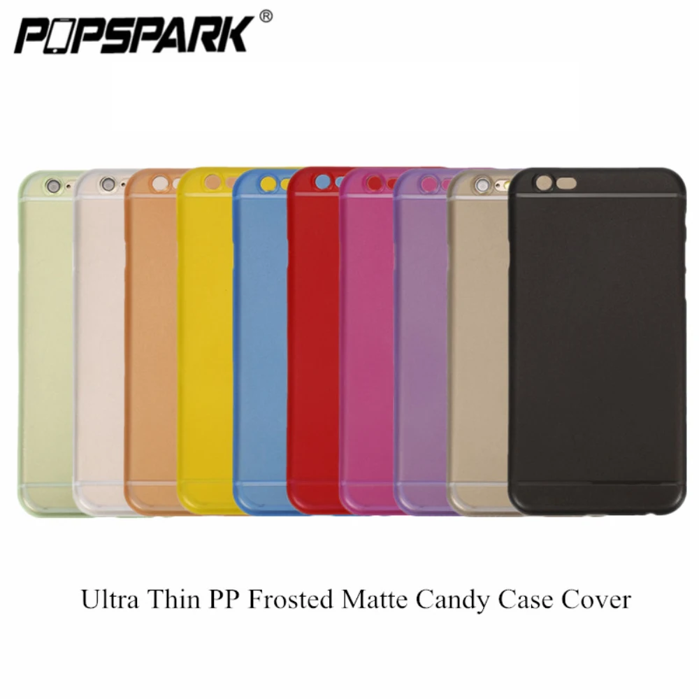

Ultra Thin Anti-dust Shockproof PP Soft Cover Case For IPhone 6 6S 7 Plus 5 5S SE Anti-fingerprint Back Phone Case Colorful
