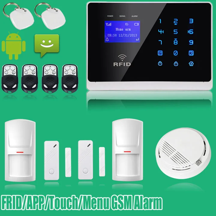 GSM сигнализация с Android или IOS APP новейшая сенсорная клавиатура для самостоятельной
