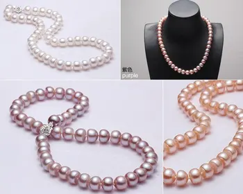 

Wedding/Bridal Jewelry, Beautiful BIG SIZE HEAVYFreshwater Pearl Necklace Charm Jewellery Nice Accessory Hot Sale!!!