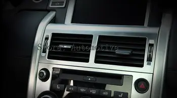 

For Land Rover Discovery Sport Car Accessories ABS Chrome Center Control AC Outlet Vent Frame Cover Trim Sticker 2015+