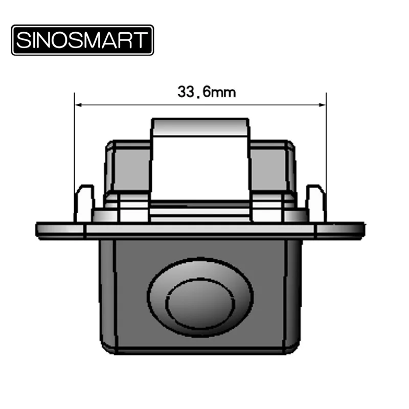 Sinosmart в ассортименте, высокое качество, парковочная камера заднего вида для hyundai Elantra, установка на заводе, оригинальная камера с отверстием, зеркальное изображение