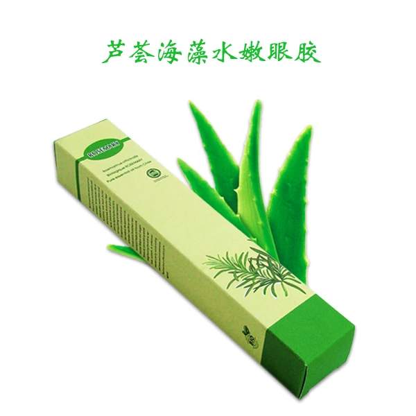 

Natural plant ingredients add moisture to the delicate eye area Aloe seaweed eye gel Anti-Puffiness sleeping eye gel 20g