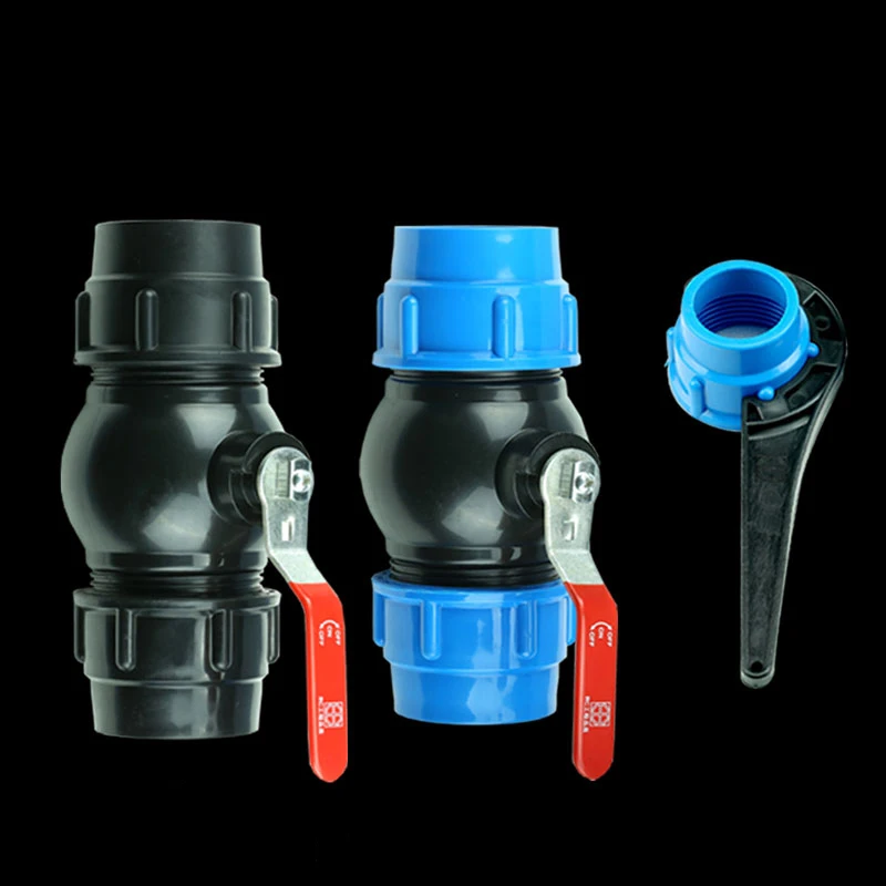 

PE quick coupling fitting ball valve connector for 40 50 63mm water pipe