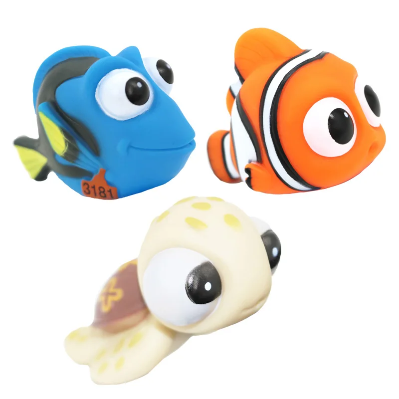 Finding Nemo Bath Toys For Baby - The First Years Disney Baby Bath Squirt Toys - Sassy finding nemo pull & go bath toy.