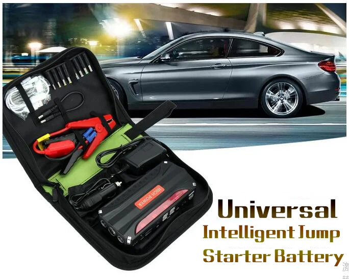 New Capacity 12V Petrol Diesel Multi Function Car battery 4USB car battery SOS Light 600A Peak