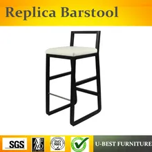 U-BEST Высокое качество Американский Стиль Барный стул из массива дерева, proscenium lazyback домашний барный высокий стул