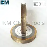 Gratis Verzending! KM 100x22xPE3/4/5/6/8/10/12/15/19mm Potlood rand Perifere Daimond wielen, voor Glas slijpmachine.