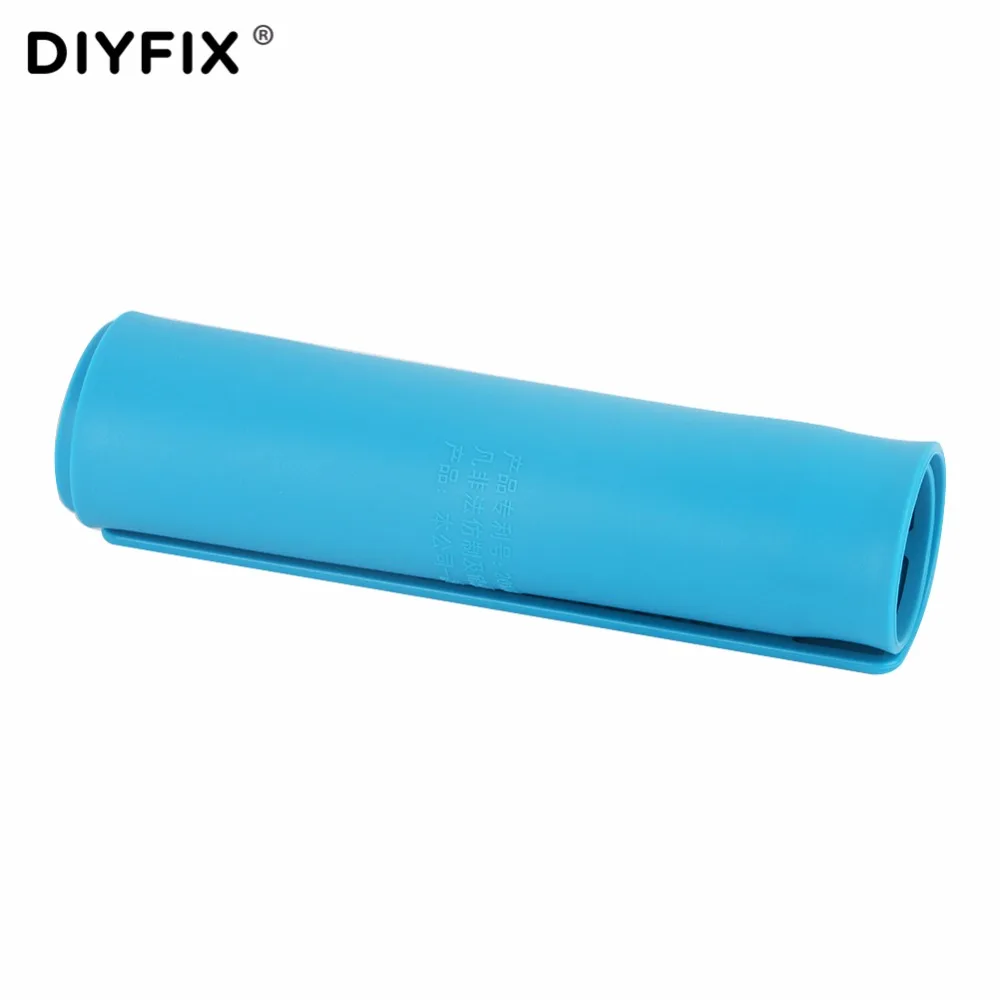 DIYFIX Phone Repair Tools 34x23cm Heat Insulation Silicone Pad Desk Mat BGA Soldering Station with Screw Position