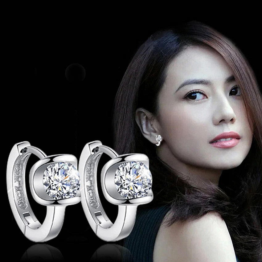 Angel Kiss earrings female models of high end fashion jewelry Cubic