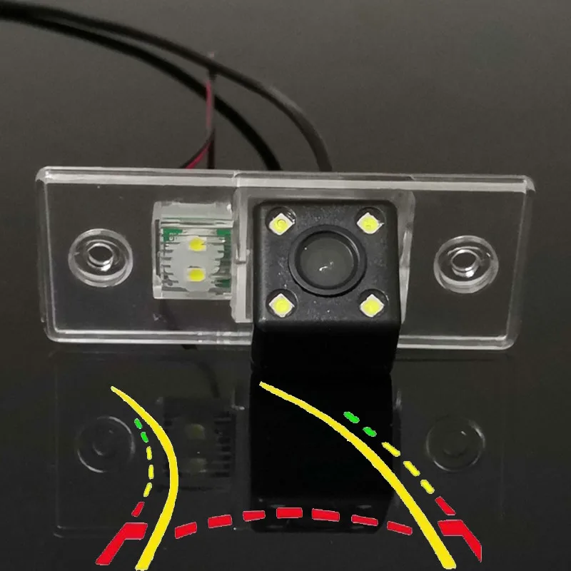 

Intelligent Dynamic Trajectory Tracks Car Rear View Backup Camera For Volkswagen Tiguan Passat B5 B6 Golf Polo Santana Bora