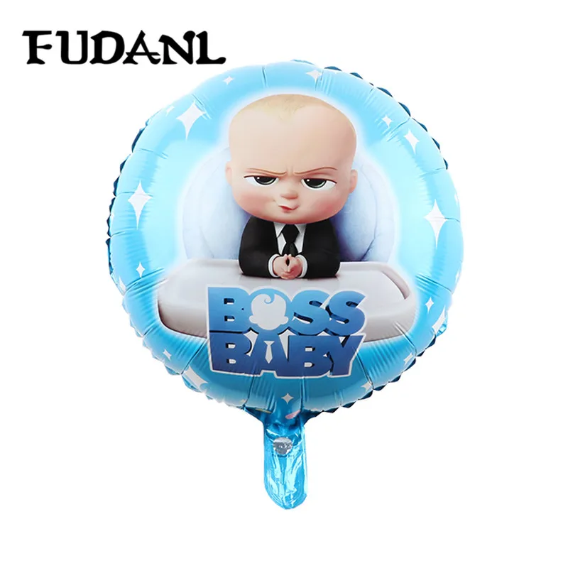 

50pc 18inch Cartoon Boss Baby Birthday Party Theme Foil Helium Balloons Kids Birthday Party Decorations Supplies Globos Air Ball