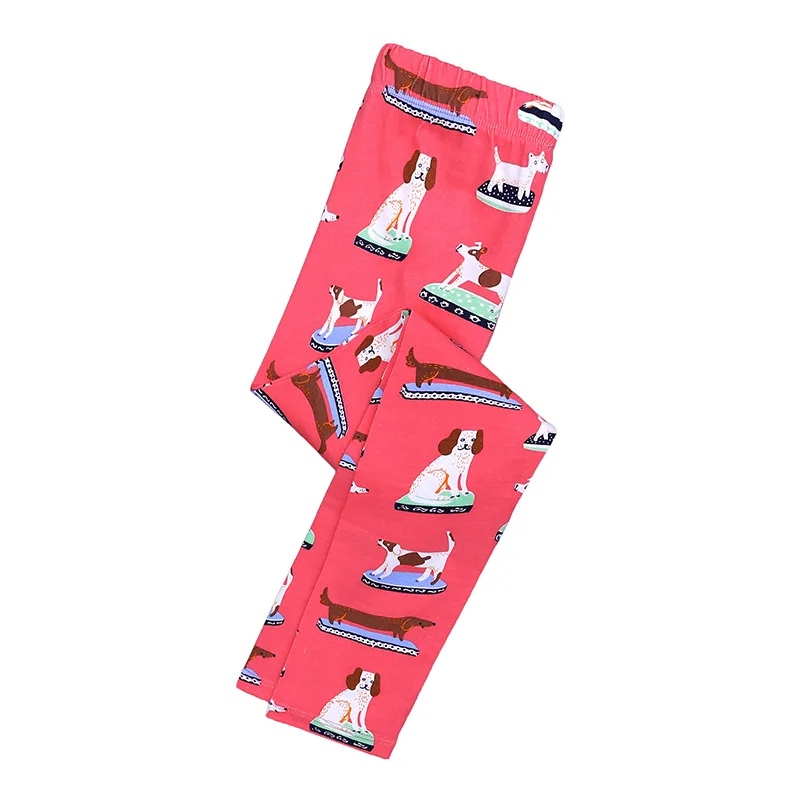 

Fashion Girls Leggings Pants Stretch Printing Flower Toddler Leggings baby cotton pants dog pattern for 1-6age