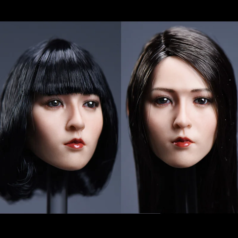 YMTOYS 1/6 азиатская красавица YUN голова лепить для 12 дюймов фигурку сделай сам Phicen