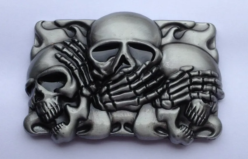 Smile Skull Belt Buckle suitable for 4cm wideth belt with continous stock | Дом и сад