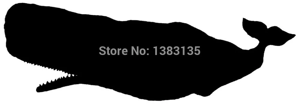 New ! Sperm Whale Car Sticker For Truck Window Bumper Auto SUV Door Laptop Kayak Vinyl Decal 8 Colors |