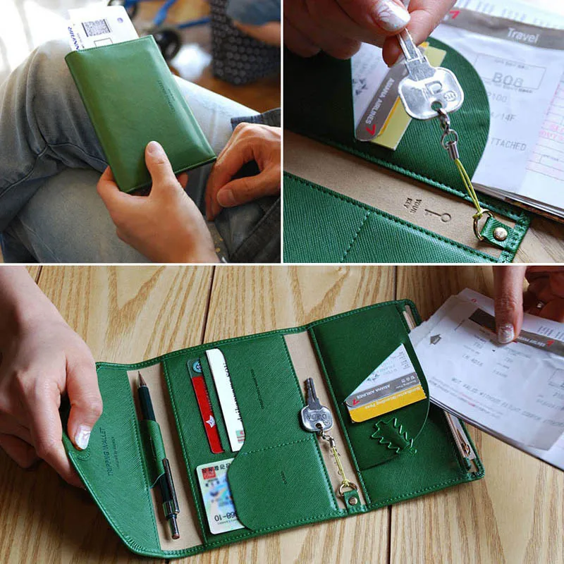 جواز السفر غطاء طوي محفظة نقود وحاملة بطاقات الائتمان ID متعددة الوظائف وثائق رحلة بت رخصة محفظة حقيبة PC0045 جواز السفر غطاء طوي محفظة نقود وحاملة بطاقات الائتمان ID متعددة الوظائف وثائق رحلة بت رخصة محفظة حقيبة PC0045