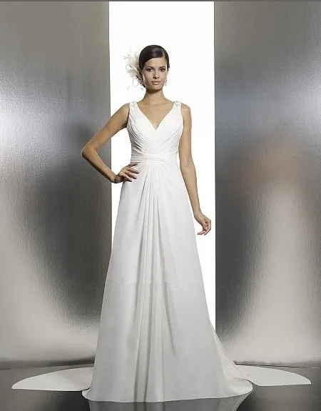 Асимметричный ruching V-образным Вырезом-line венеция кружева аппликации изложением sheer задняя сторона молния свадебное платье свадебное платье