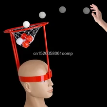 Повязка на голову, обруч, мяч, игрушка для ловли баскетбола, детская игра, ремешок на голову с 20 шариками# K4UE# Прямая поставка