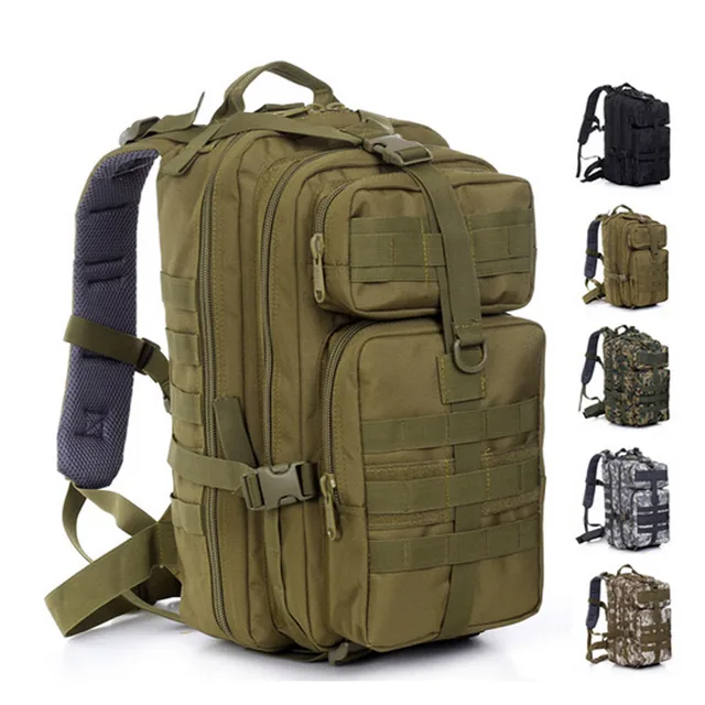 Military Equipment Tactics 3P Assault Backpack Molle System SWAT Police