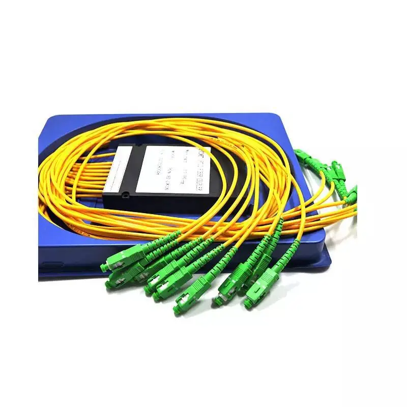 

SC APC PLC 1X8 splitter Fiber Optical Box FTTH PLC Splitter box with 1X8 Planar waveguide type Optical splitter